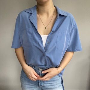 Blue Button Up Shirt
